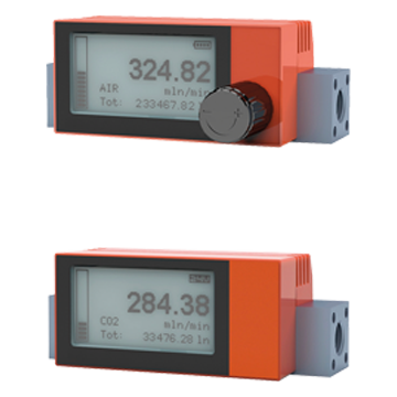 GM-10N Batteriebetriebener thermischer Massendurchflussmesser für Gase