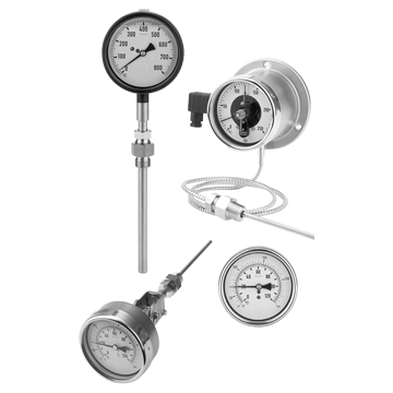 GT-04 Gasdruckzeigerthermometer mit Inertgasfüllung