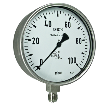 PK-01 Kapselfedermanometer in allen gängigen Nenngrössen