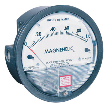 PM-2000 Magnehelic® Differenzdruckanzeiger für Gase