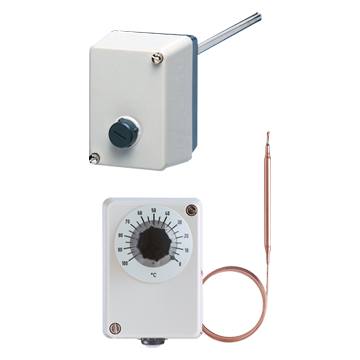TS-03 Aufbau-Thermostat mit starrem oder flexiblem Anschluss